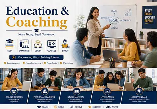 Educational institutes coaching classes tuition centers and training academies directory in India