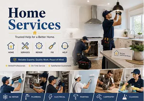 Home services plumbers electricians painters cleaners and repair professionals directory in India